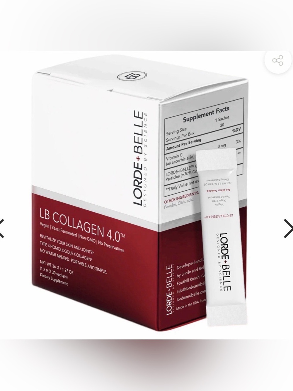 LORDE + BELLE
LB COLLAGEN 4.0